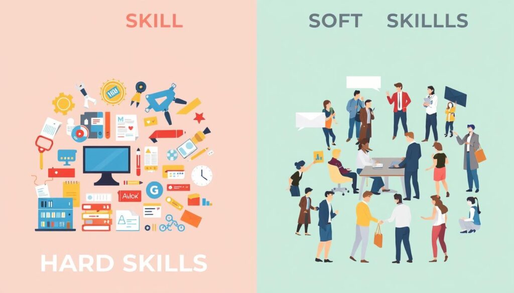 diferença entre hard skills e soft skills